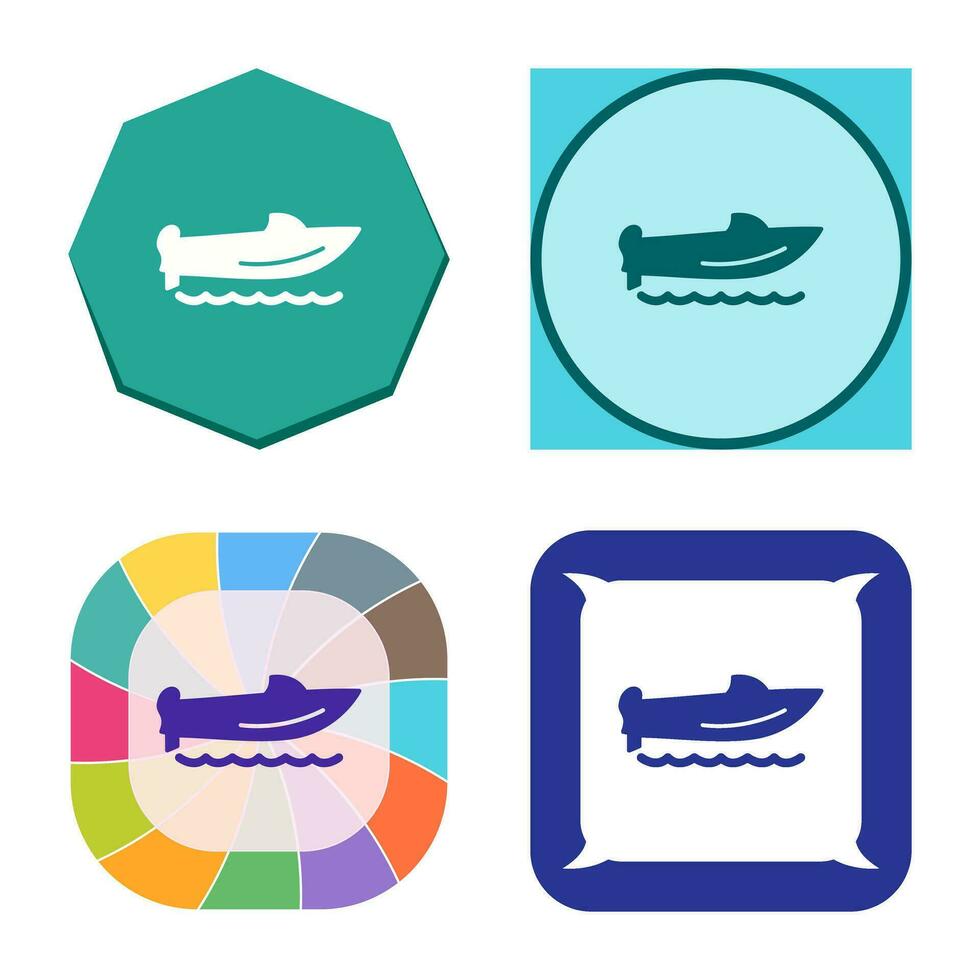 Speed Boat Vector Icon