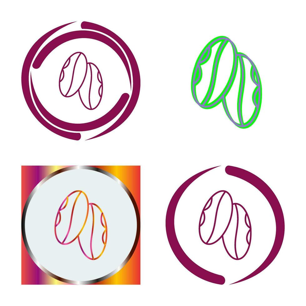 Coffee Grain Vector Icon