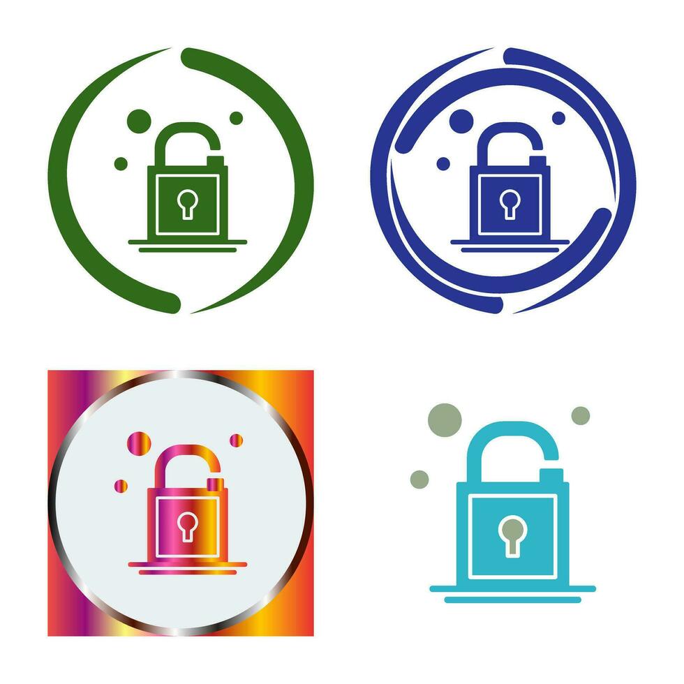 Open Lock Vector Icon