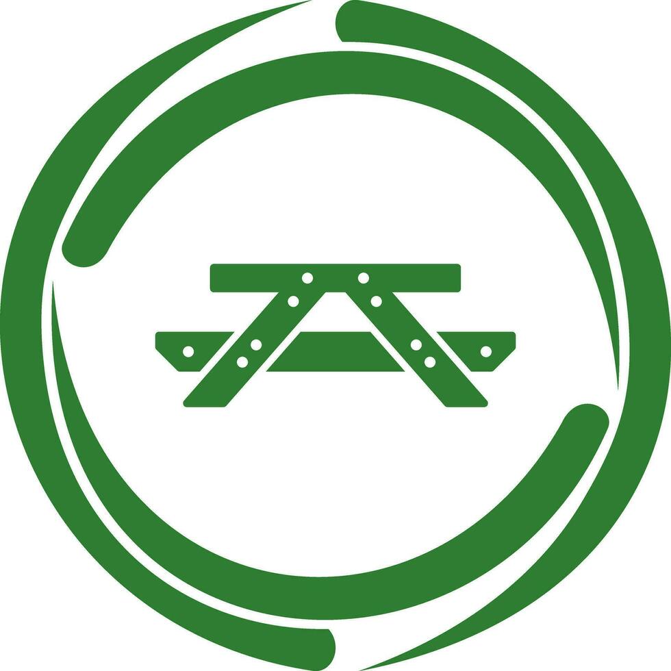 Picnic of Table Vector Icon
