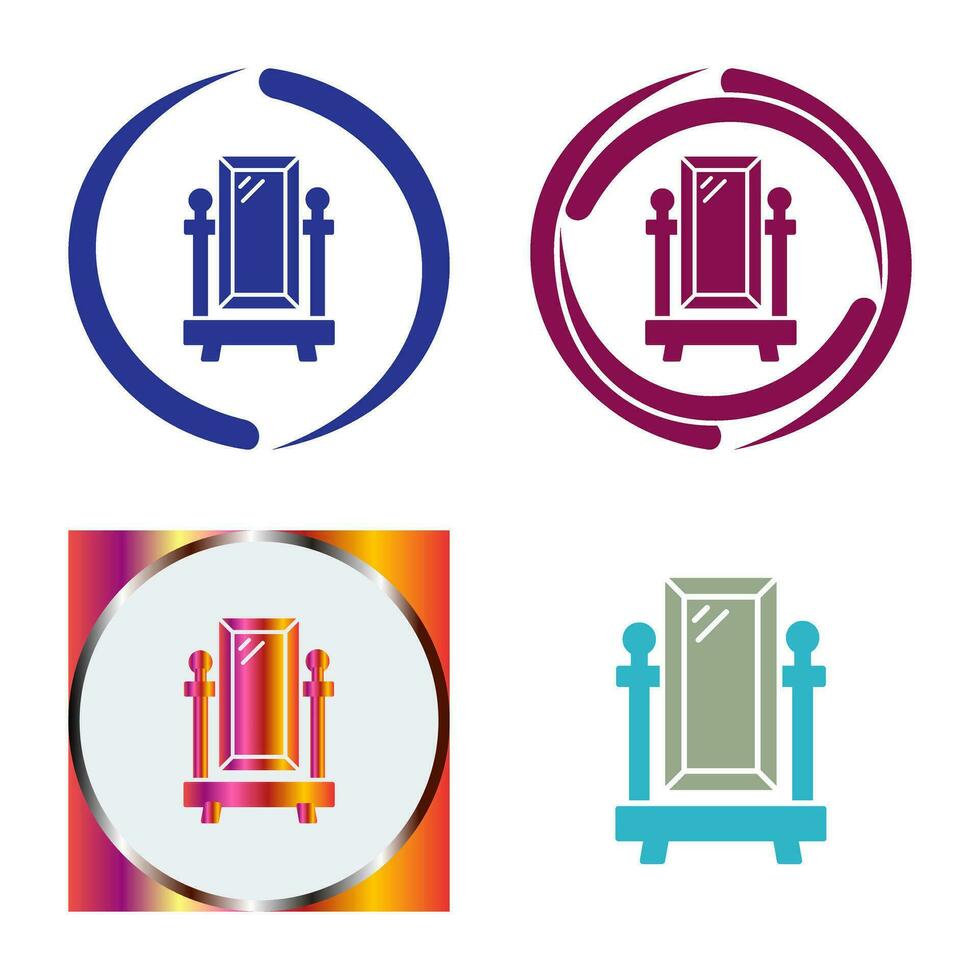 Floor Mirror Vector Icon