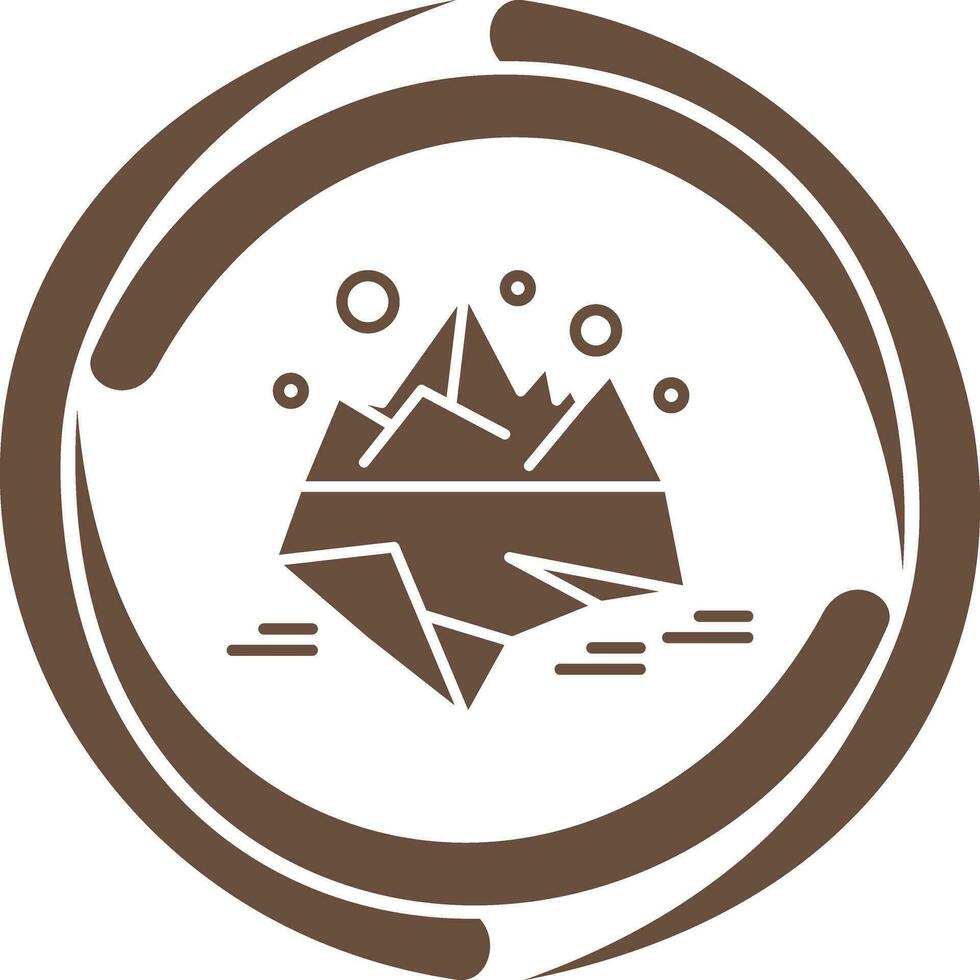 Iceberg Vector Icon