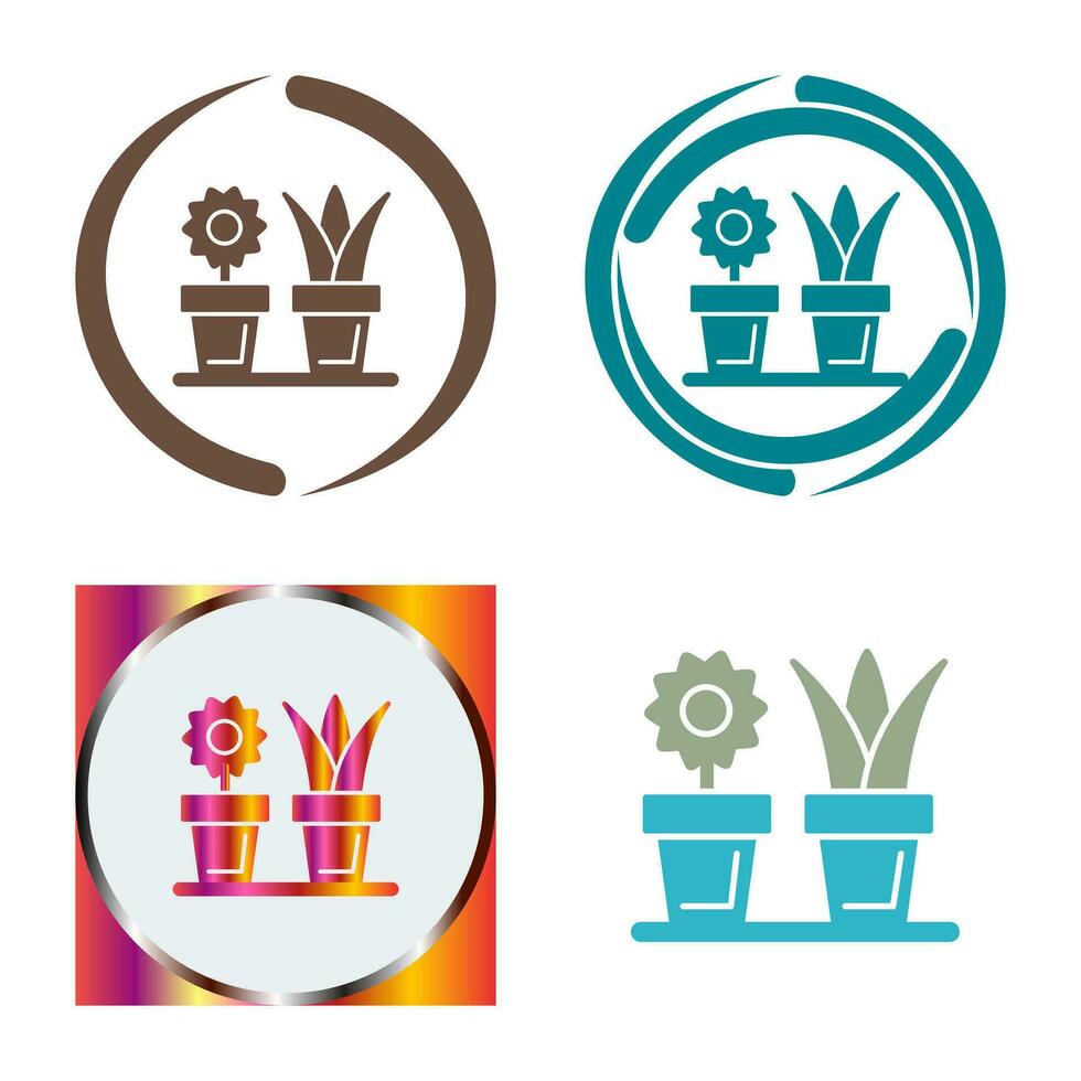 icono de vector de plantas de casa