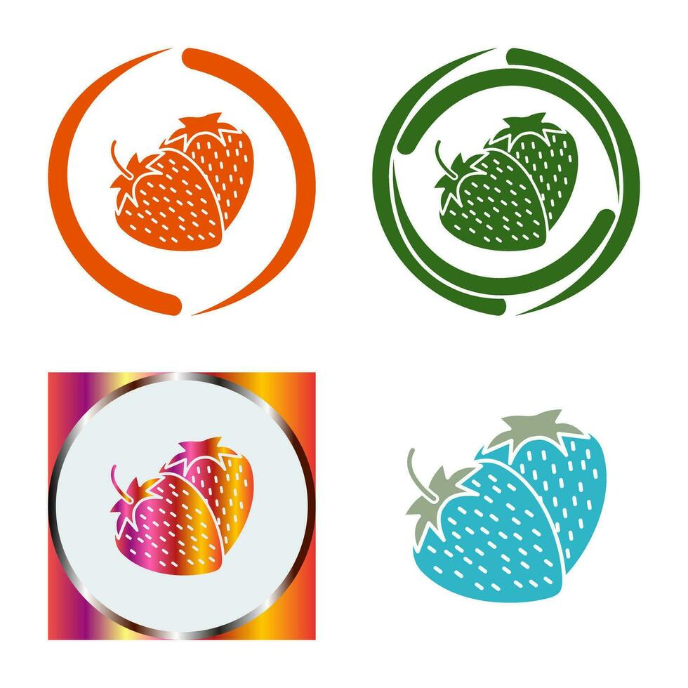 Strawberry Vector Icon