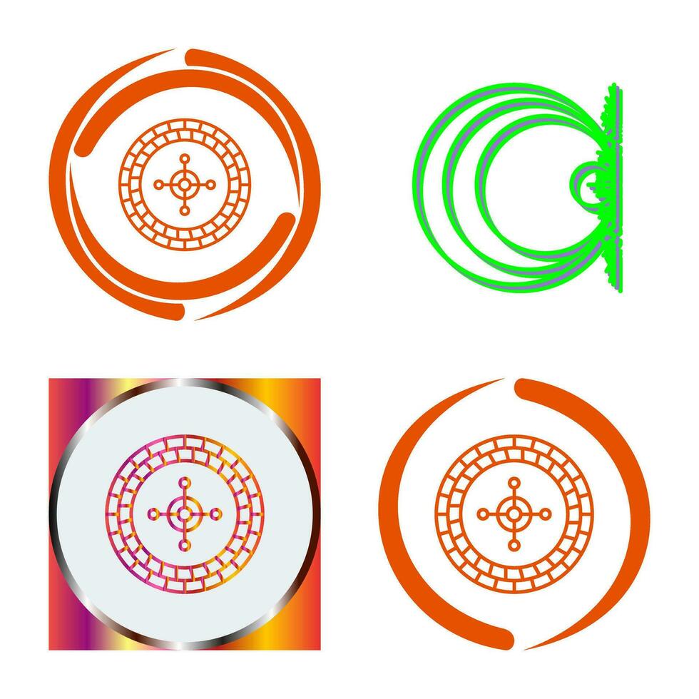 Roulette Vector Icon