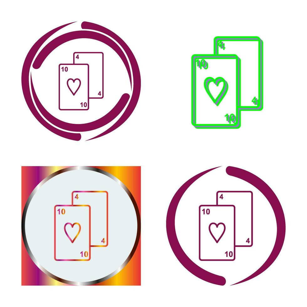 Playing Cards Vector Icon