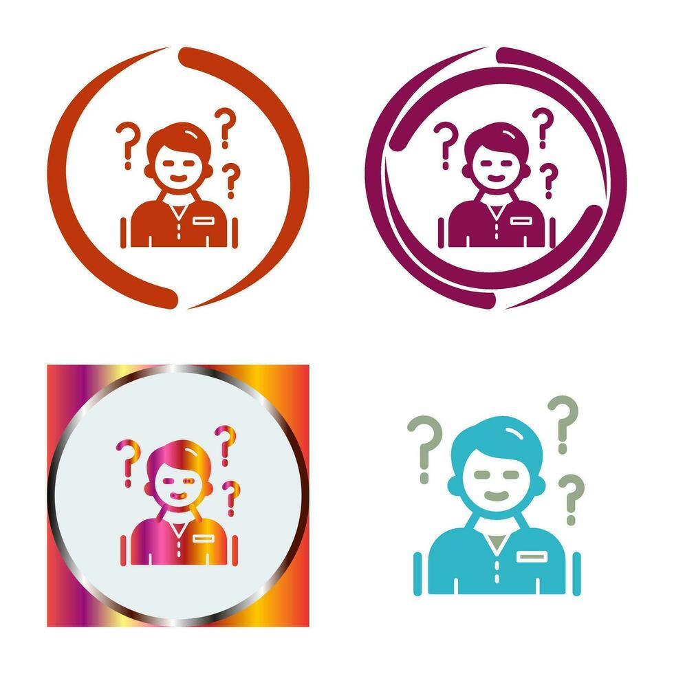 Confuse Vector Icon