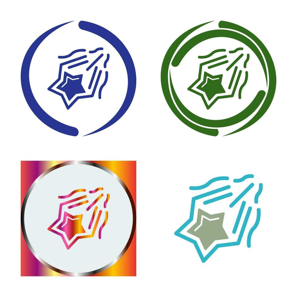 Shooting Star Vector Icon