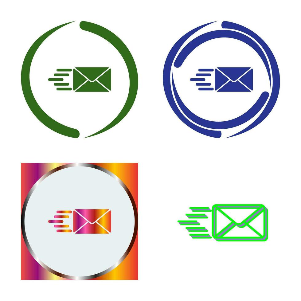 icono de vector de correo