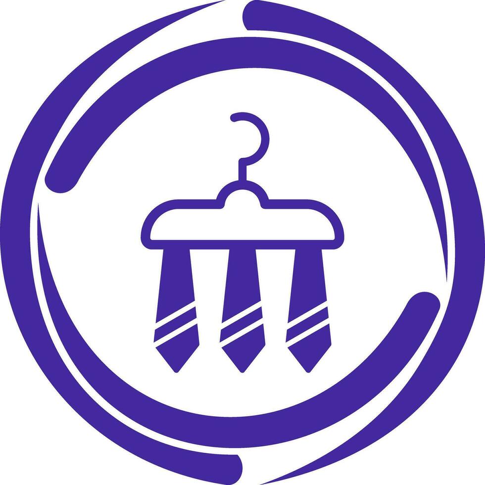 Three Ties Vector Icon