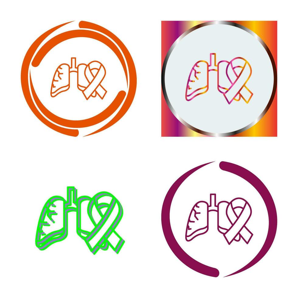 icono de vector de cáncer