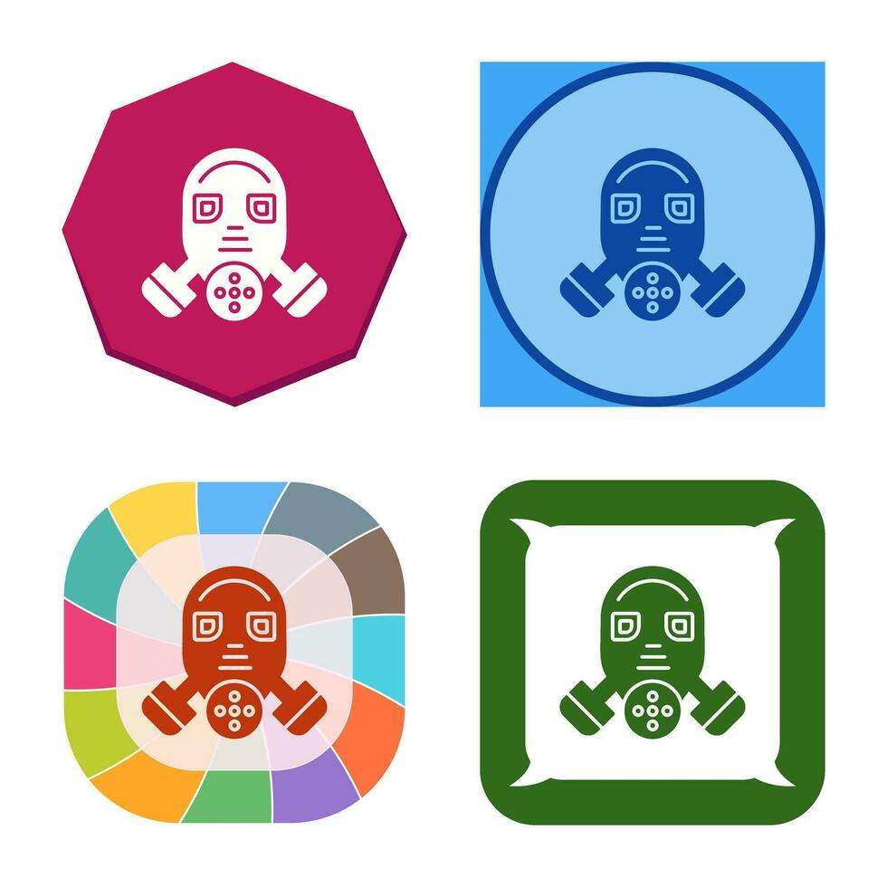 Gas Mask Vector Icon