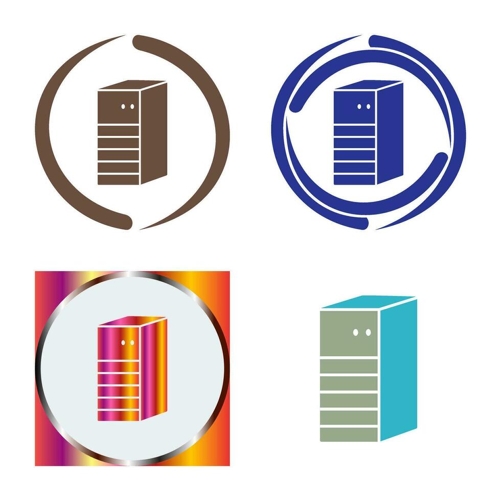 Server Network Vector Icon