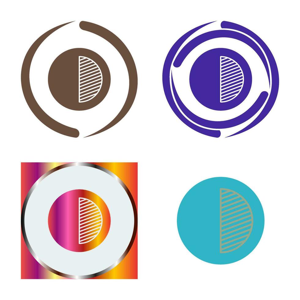 Unique Contrast Vector Icon