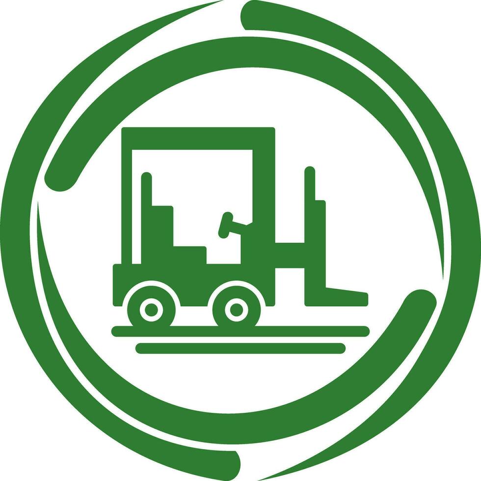 Forklift Vector Icon