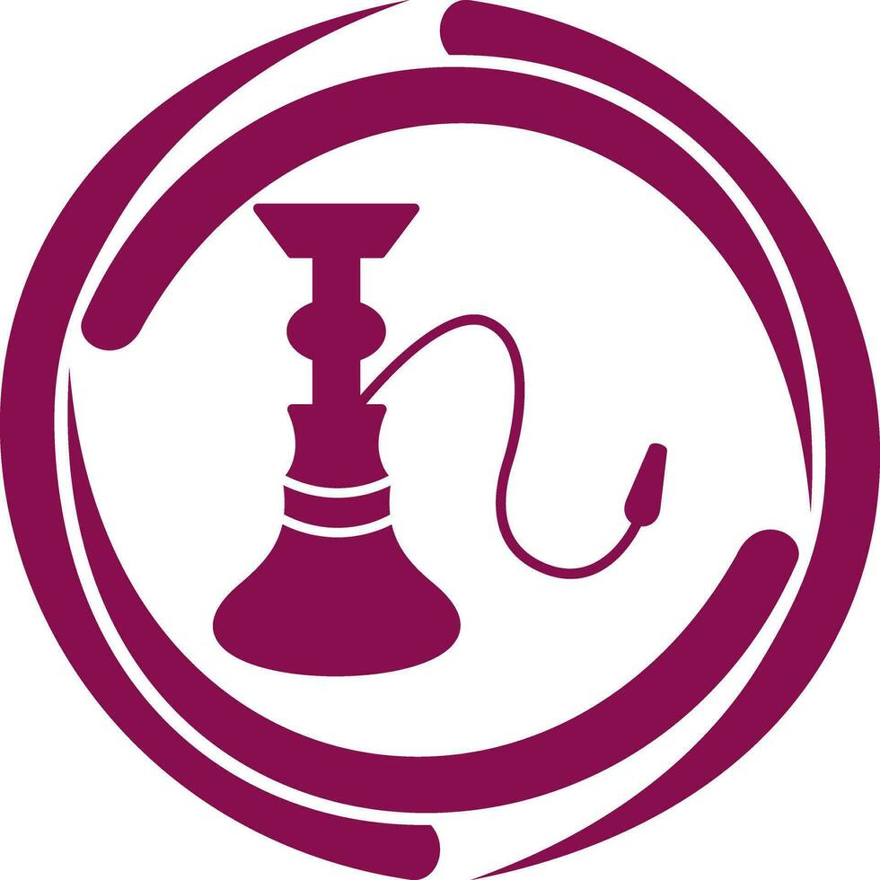 Unique Hookah Vector Icon