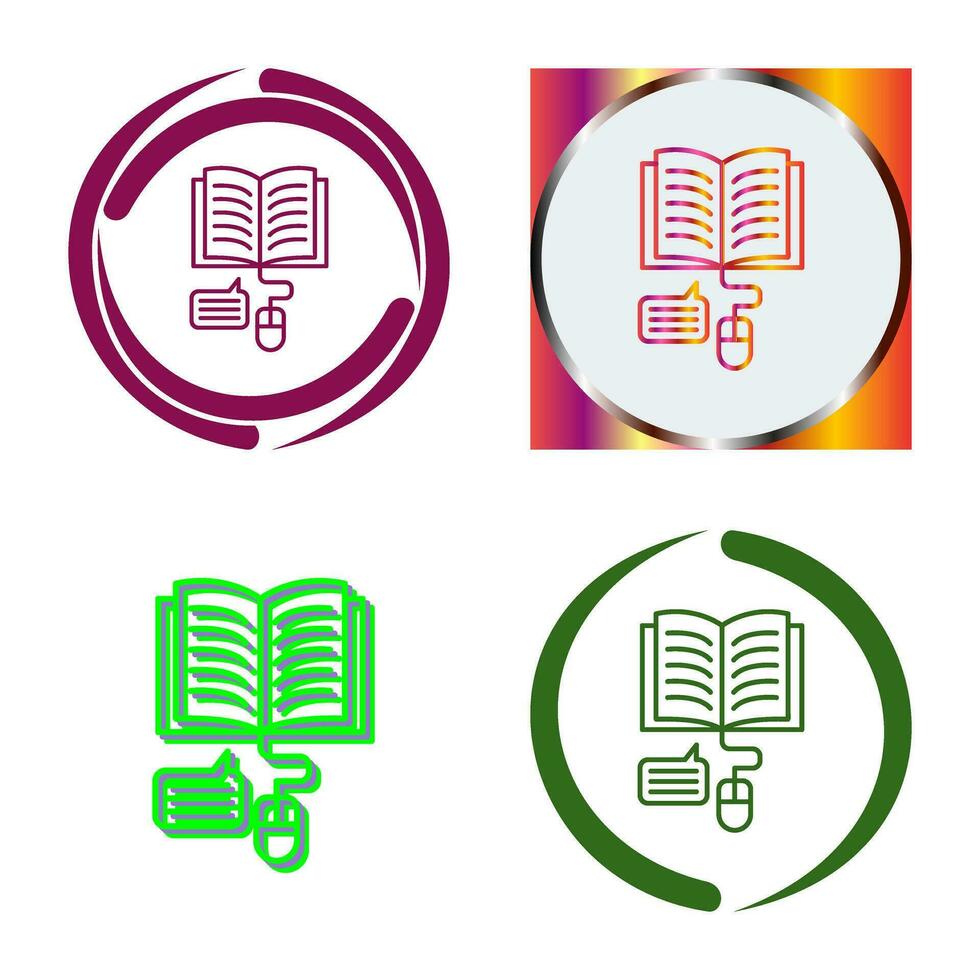 Online Learning Vector Icon