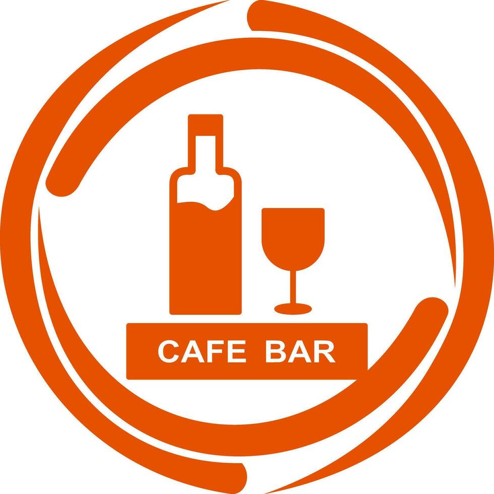 Unique Drinks Cafe Vector Icon