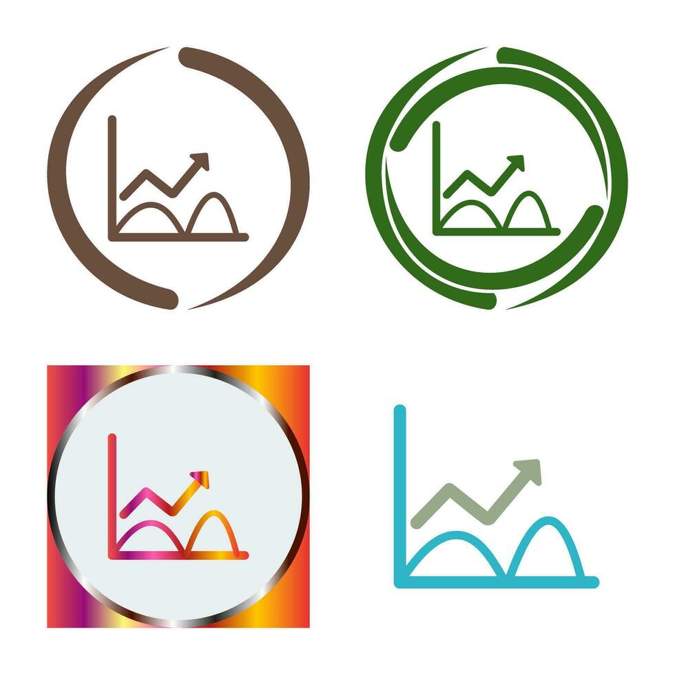 Trend in Graph Vector Icon