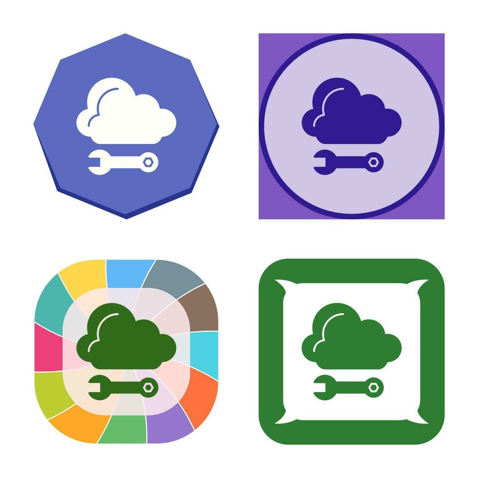 Cloud Computing Vector Icon
