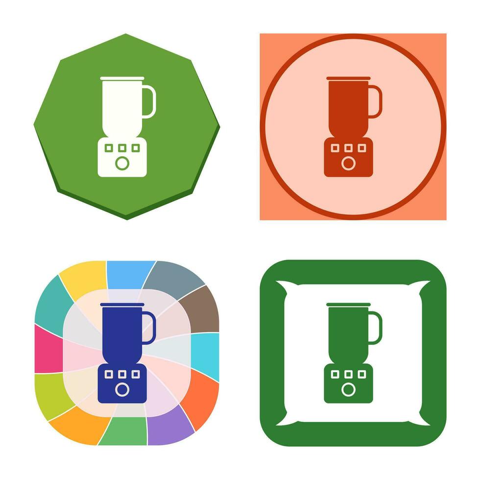 icono de vector de licuadora de café