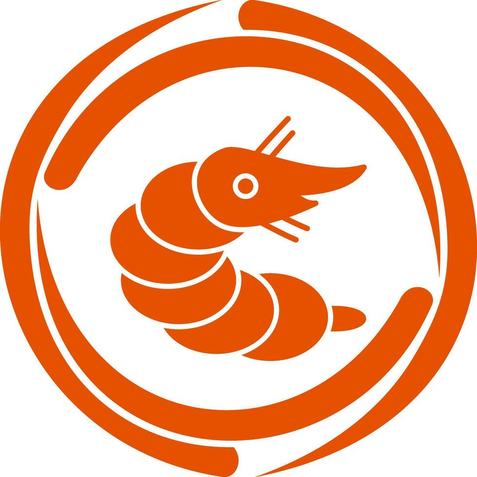 Shrimp Vector Icon