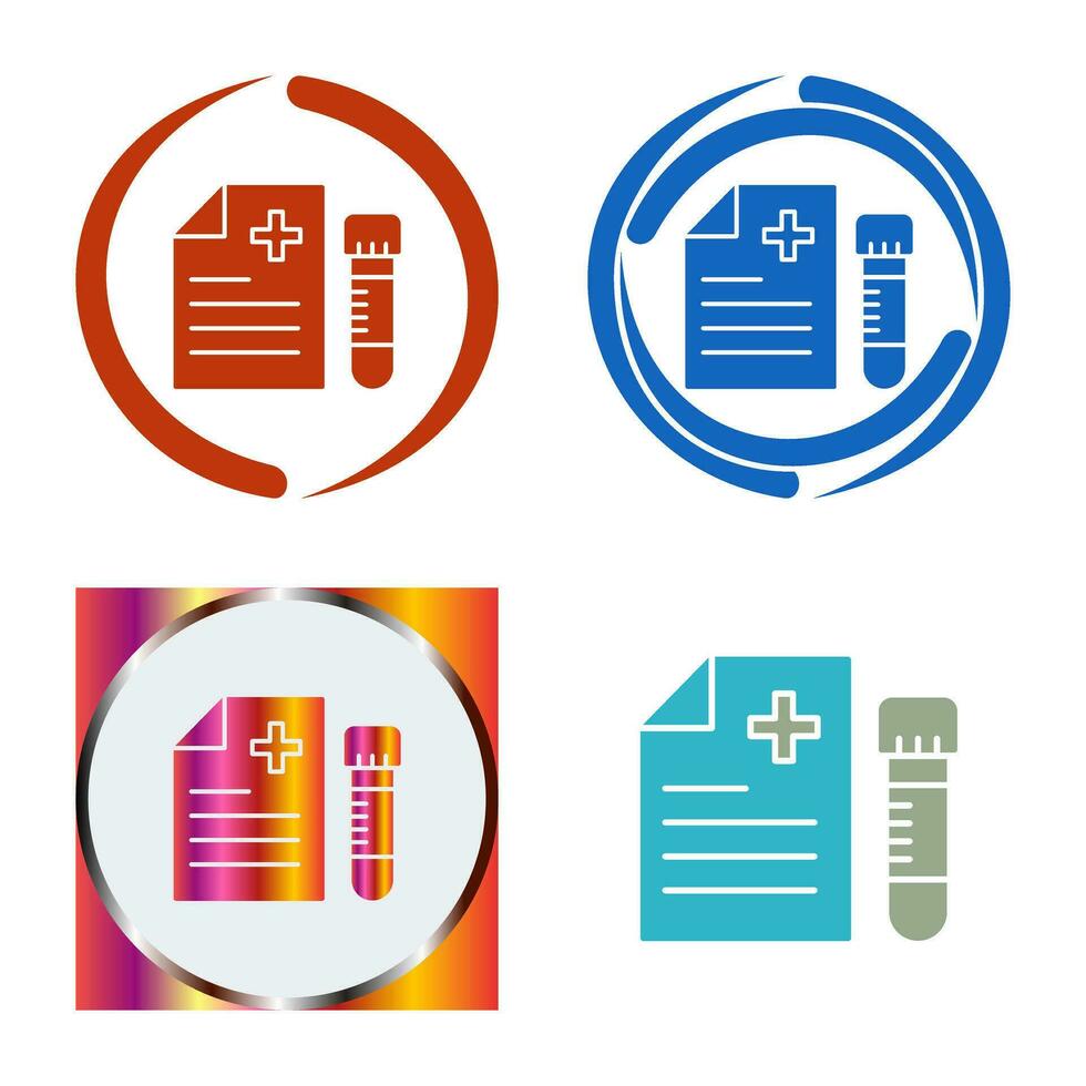 Blood Test Vector Icon