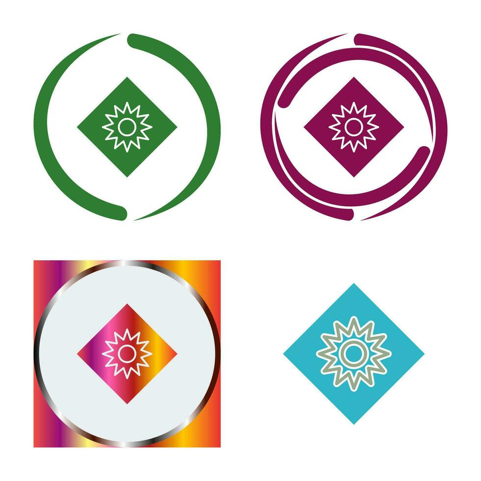 Optical Radiation Vector Icon
