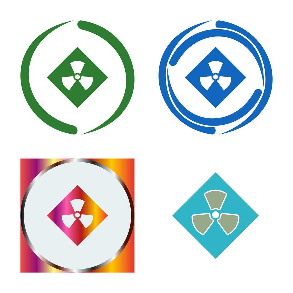 Radiation Vector Icon