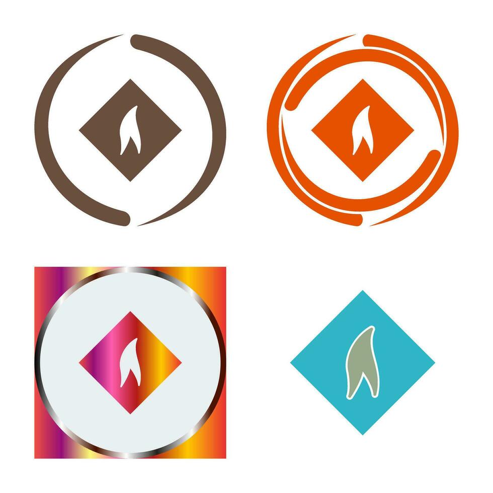 Flammable Material Vector Icon