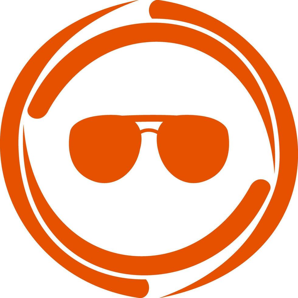 Unique Glasses Vector Icon