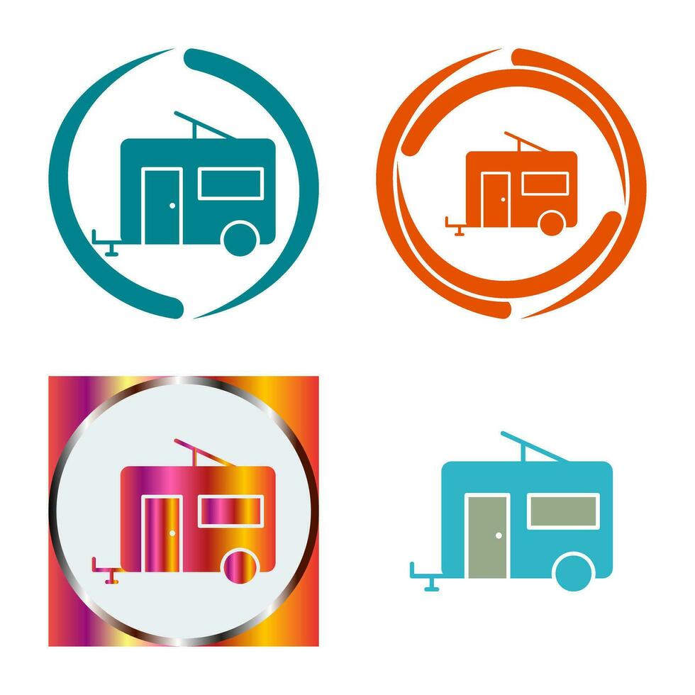 Trailer Vector Icon