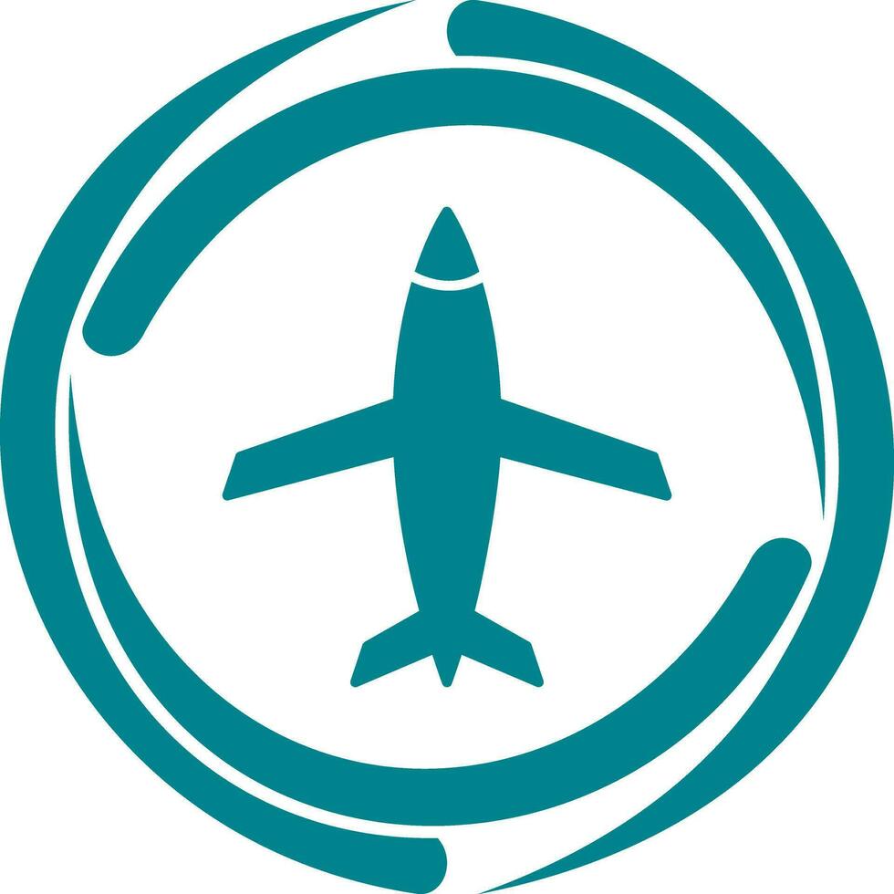 icono de vector de avión