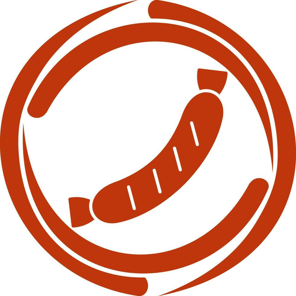 Sausage Vector Icon
