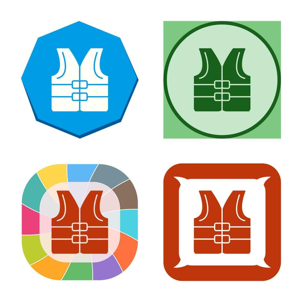 Life jacket Vector Icon