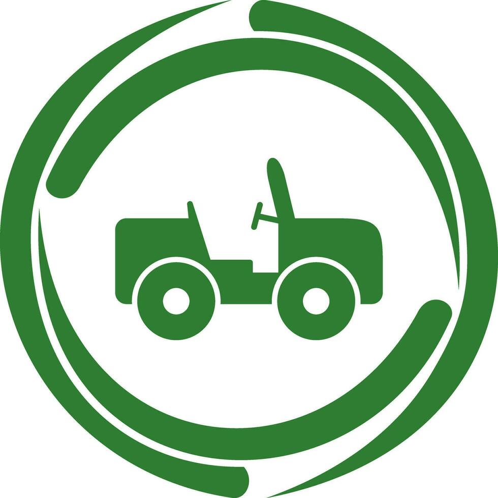 Safari Jeep Vector Icon