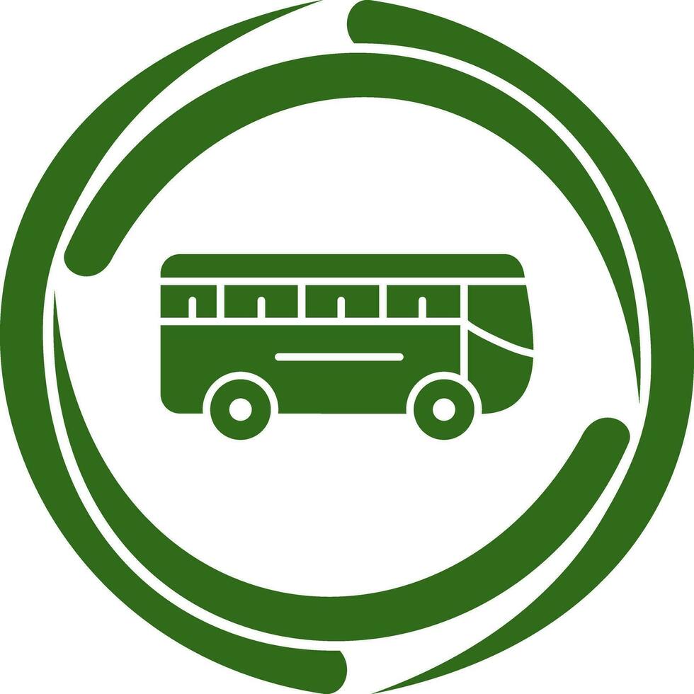 icono de vector de bus