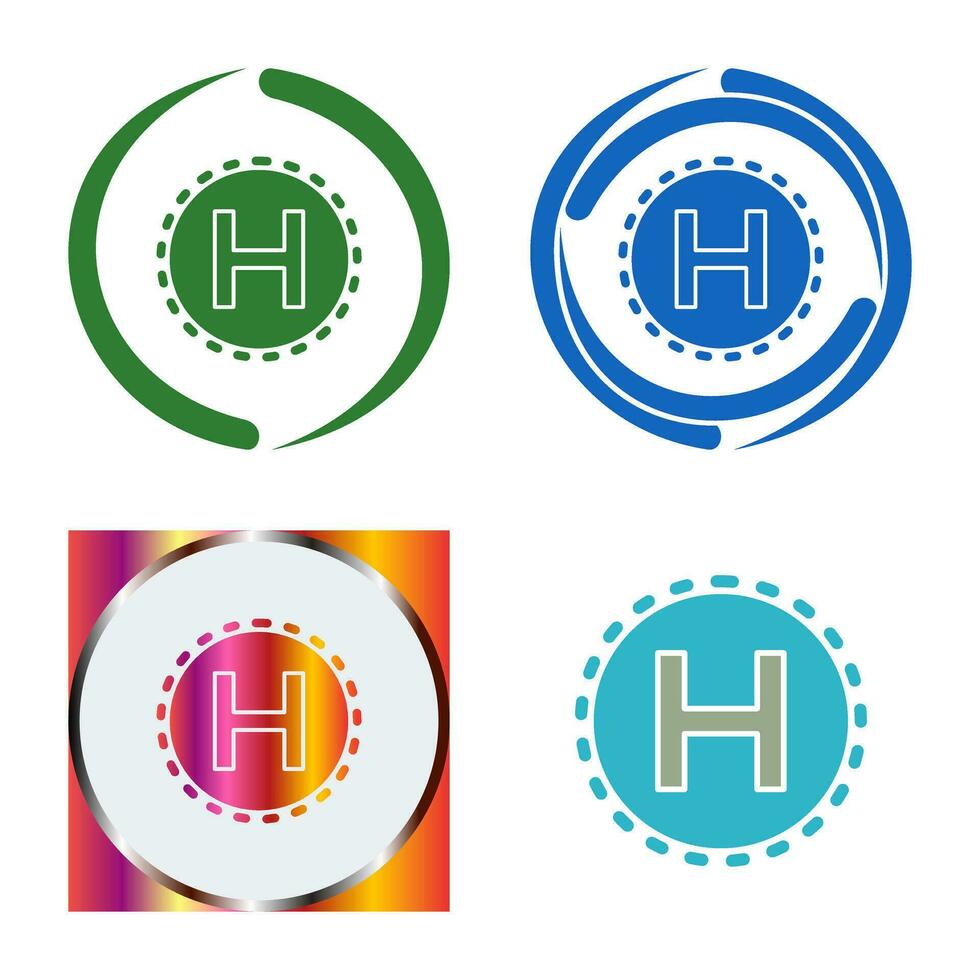 Helipad Vector Icon