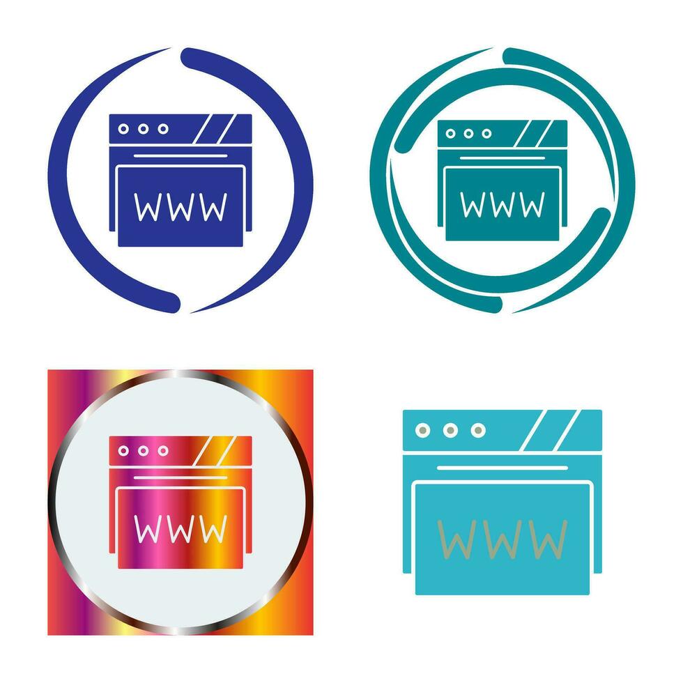 Web Browser Vector Icon