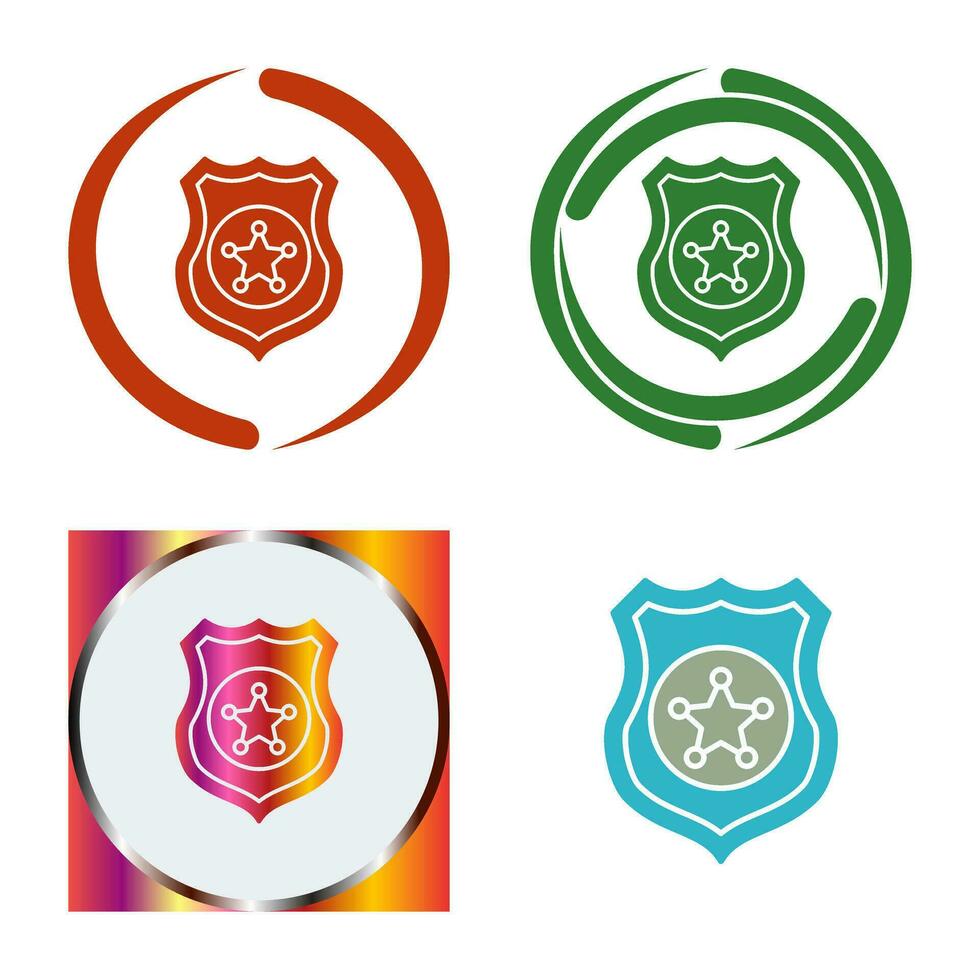 Police shield Vector Icon