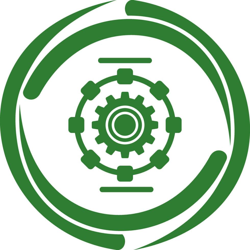 Automated Process Vector Icon