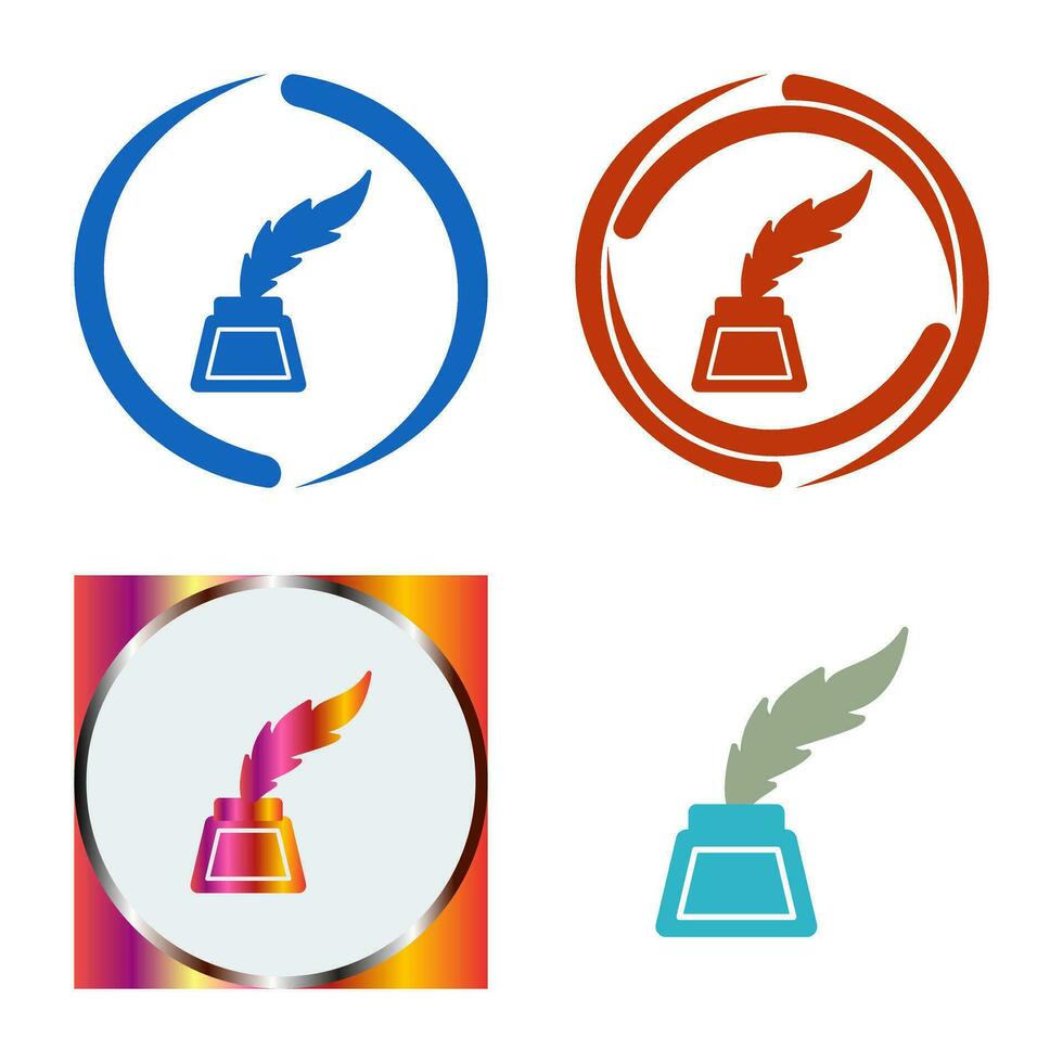 Inkwell Vector Icon