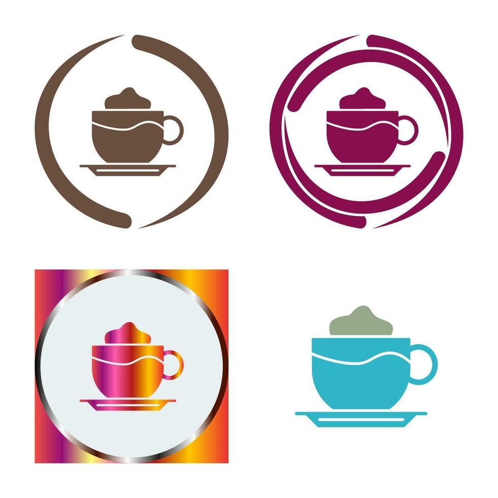 Latte Vector Icon