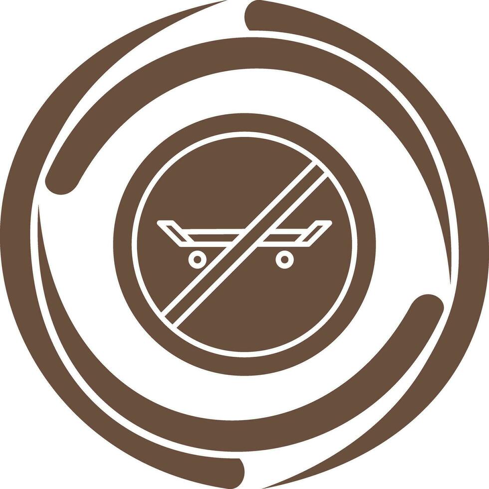 No Skating Vector Icon