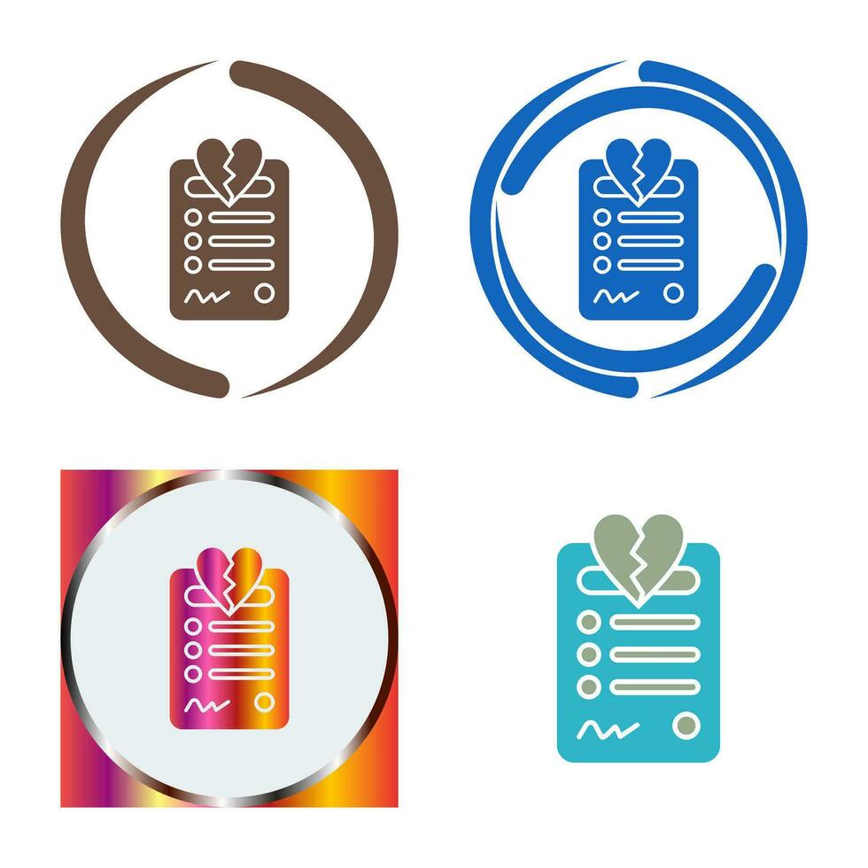 Divorce Vector Icon