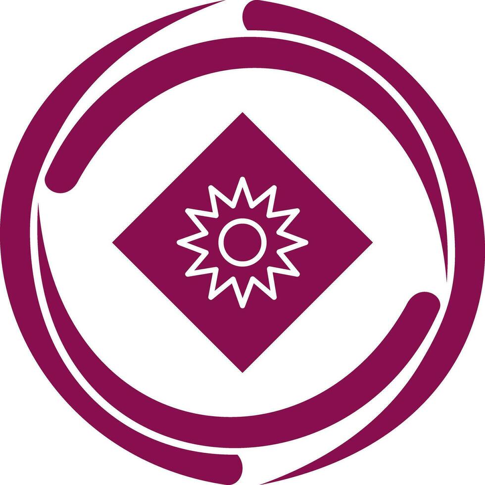 Optical Radiation Vector Icon