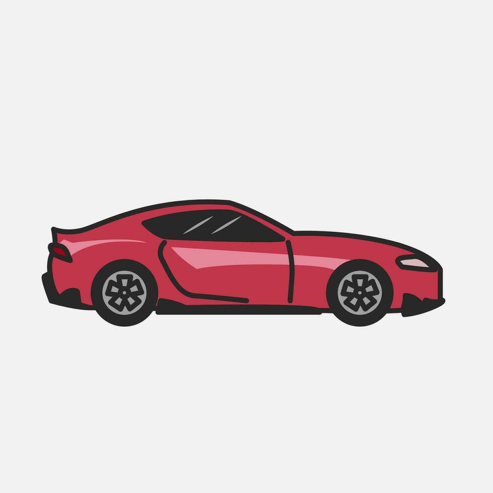 coche plano icono png vector