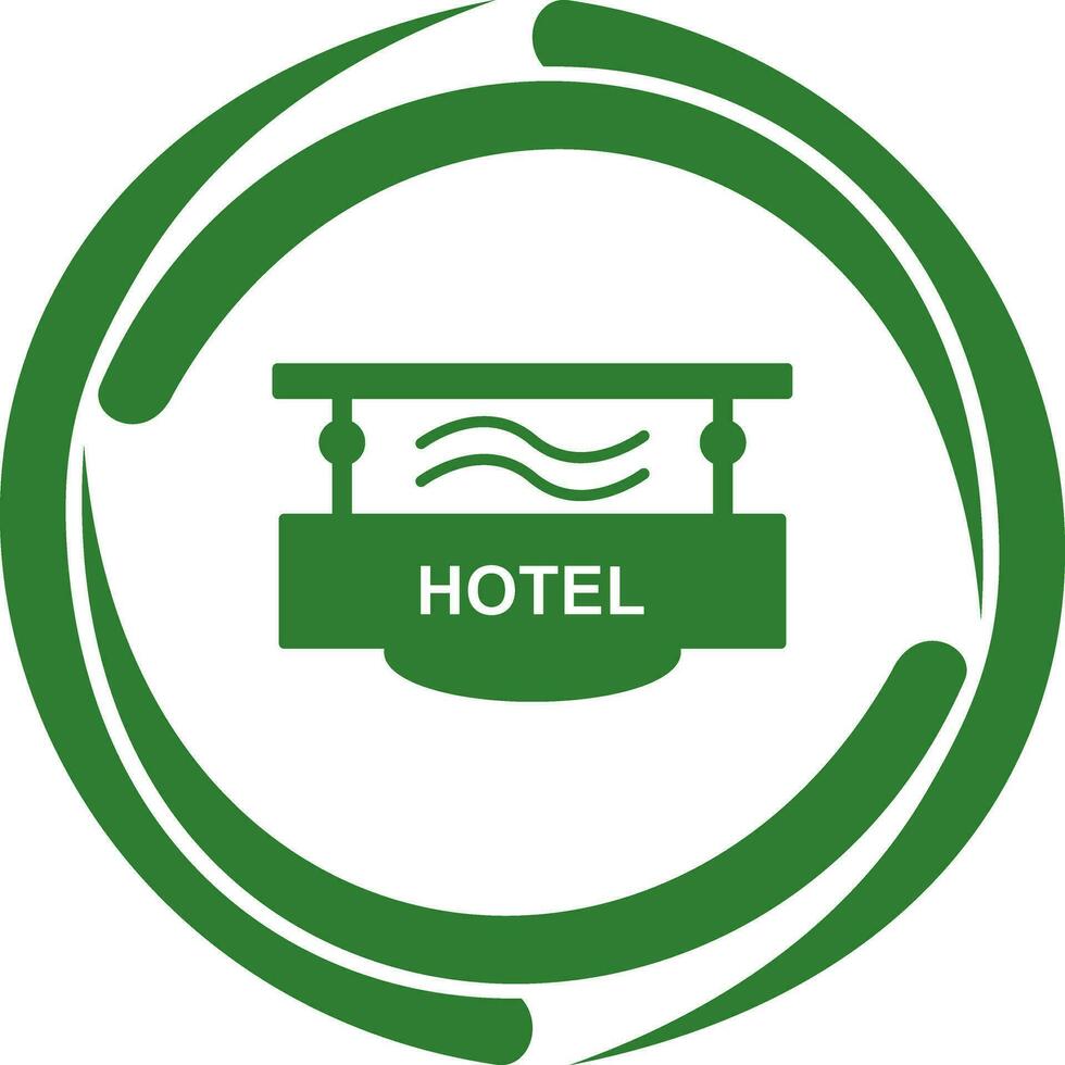 Hotel Sign Vector Icon
