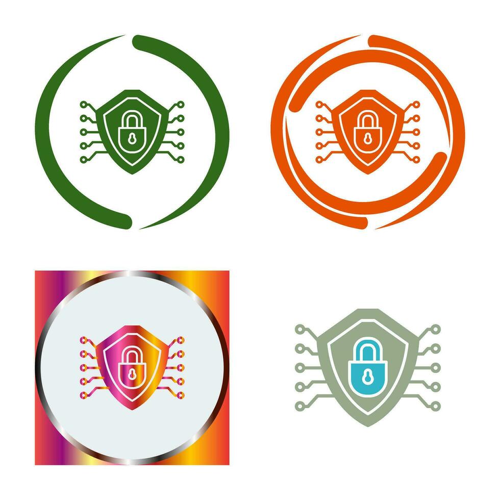 Cyber Security Vector Icon