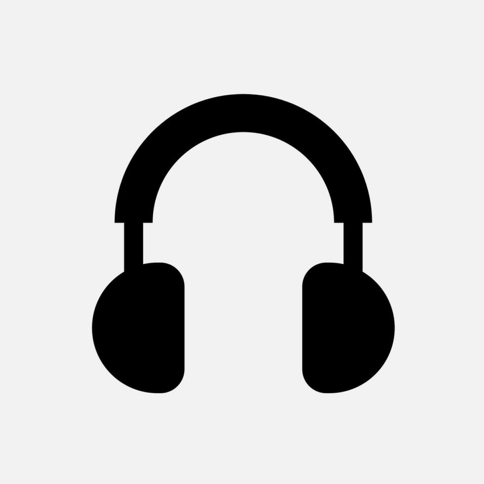 Headphone icon png vector